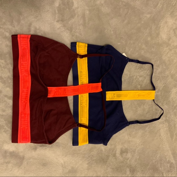 Set of 2 VS PINK sports bras, one NWT, one NWOT - Picture 5 of 5